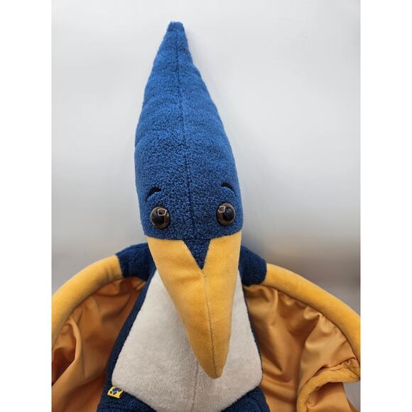Build A Bear Blue Pterodactyl Plush Flying Dinosaur with Wings 18" Tall - Picture 2 of 10